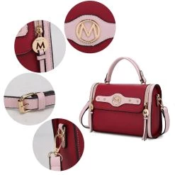 MKF Collection by Mia K Sabrina Color Block Shoulder Handbag for Women's -Mkf Collection Shop 6400935a3efd424da9d94bc31cf58371 1080x
