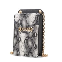 MKF Collection by Mia k. Yael Snake embossed Vegan Leather Phone Crossbody for women -Mkf Collection Shop 652417a4d9f248869be6013dd06d6e0d 1080x