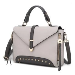 MKF Collection by Mia K Angela vegan Color-Block Leather Women&rsquo;s Satchel Bag -Mkf Collection Shop 667fd708a61b4fbda5822991b5844b70 fb01408b f8ad 4ed0 9dad f5ff361de63e 1080x