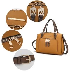 MKF Collection by Mia k. Maisie Satchel Handbag for Women's -Mkf Collection Shop 67938eb486da45aa8a05e9874a817c91 1080x