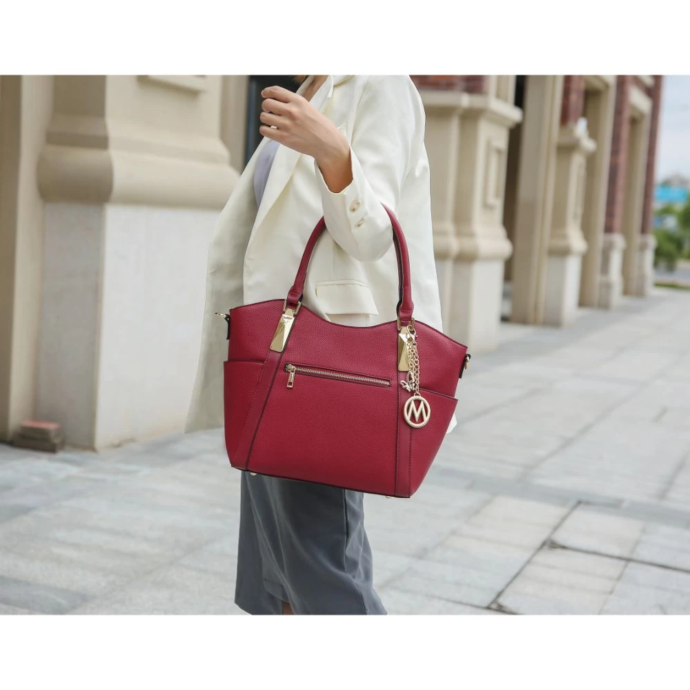 MKF Collection by Mia k. Janise Solid Tote Handbag for women 2 MKF Collection by Mia k. Janise Solid Tote Handbag for women - Image 2