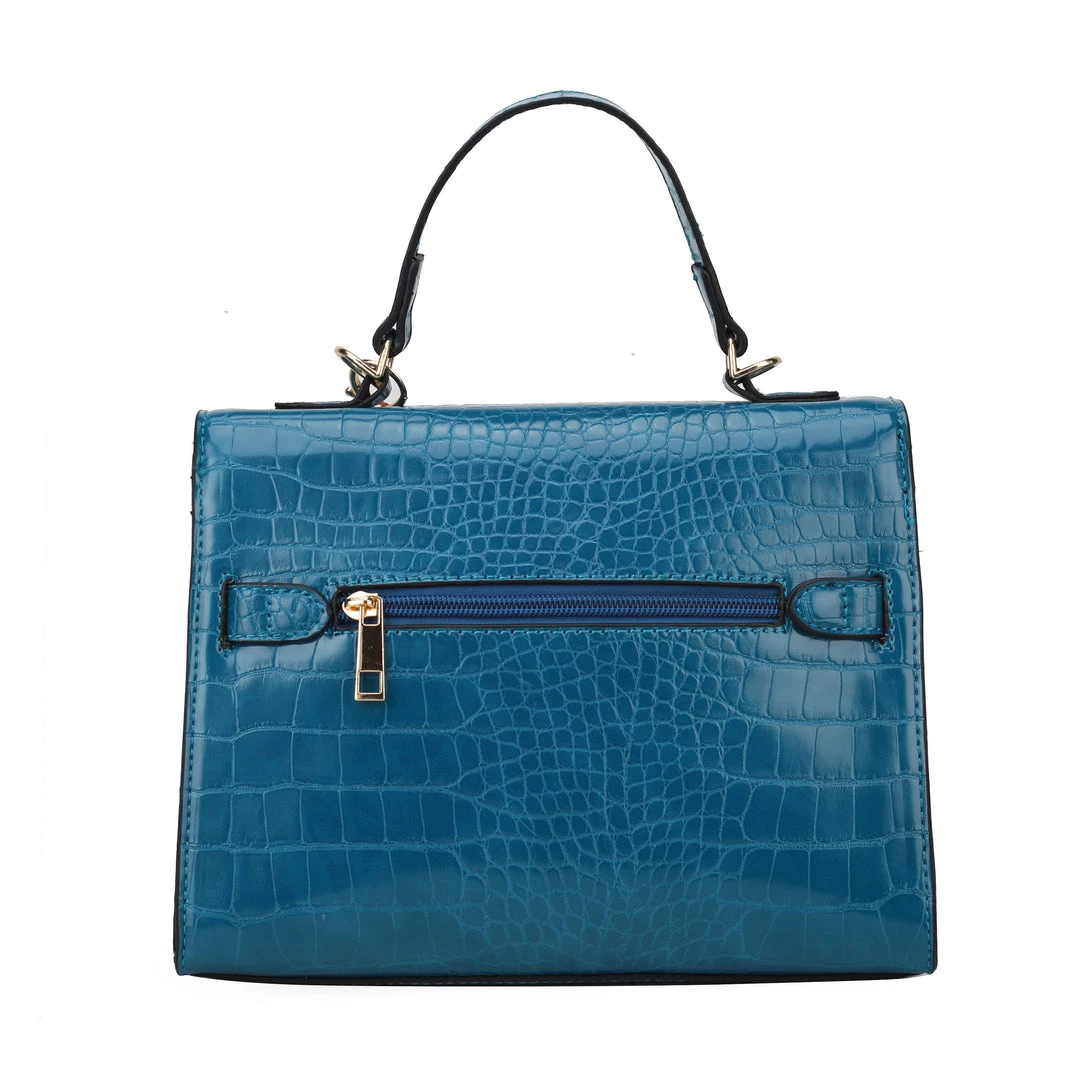 MKF Collection by Mia k. Naomi Vegan Crocodile Leather Women’s Satchel 2 MKF Collection by Mia k. Naomi Vegan Crocodile Leather Women’s Satchel - Image 2