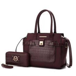 MKF Collection by Mia k. Isla Crocodile Embossed Vegan Leather Women’s Satchel Bag with wallet -2 pieces 26 MKF Collection by Mia k. Isla Crocodile Embossed Vegan Leather Women’s Satchel Bag with wallet -2 pieces -Mkf Collection Shop 6a5a44cf17f64fbf9ca81bd2f85e6cbd 7881314c 45d8 4186 a643 9f2e6627b60f 1080x