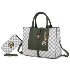 MKF Collection by Mia k. Yuliana Circular Print Satchel Bag with Wallet - 2 pieces for women -Mkf Collection Shop 6ab45d7dc4624c26b35c6a39b38ac3d2 fed39e86 0948 463d be09 81f1569f27fb 1080x