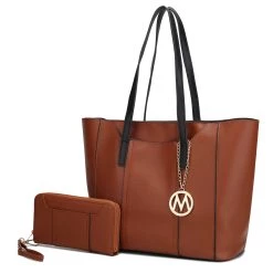 MKF Collection by Mia k. Dinah Light Weight Tote Bag with Wallet for women