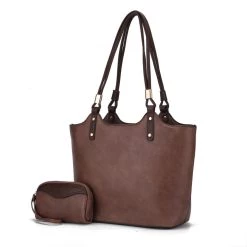 MKF Collection by Mia k. Reyna Vegan Leather Women&rsquo;s Tote Bag with Pouch -2 pieces -Mkf Collection Shop 6b20e20aca804c43b76d967854215ec7 a88e0d14 33c0 414b 88e9 957f61812e4e 1080x