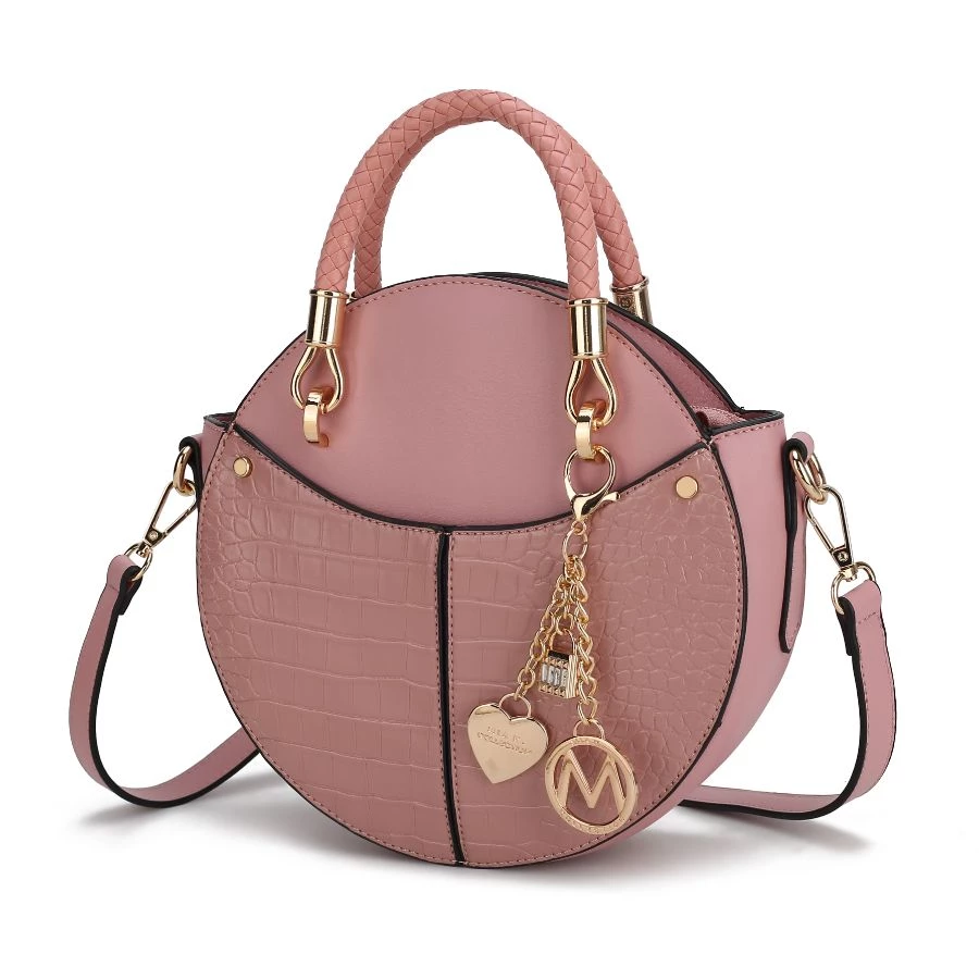 MKF Collection by Mia k. Nobella Croco Crossbody Handbag for Women's 1 MKF Collection by Mia k. Nobella Croco Crossbody Handbag for Women's