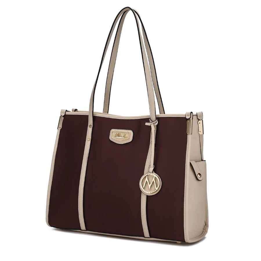 MKF Collection by Mia k. Kindred Vegan Leather Oversize Tote for women 7 MKF Collection by Mia k. Kindred Vegan Leather Oversize Tote for women - Image 7
