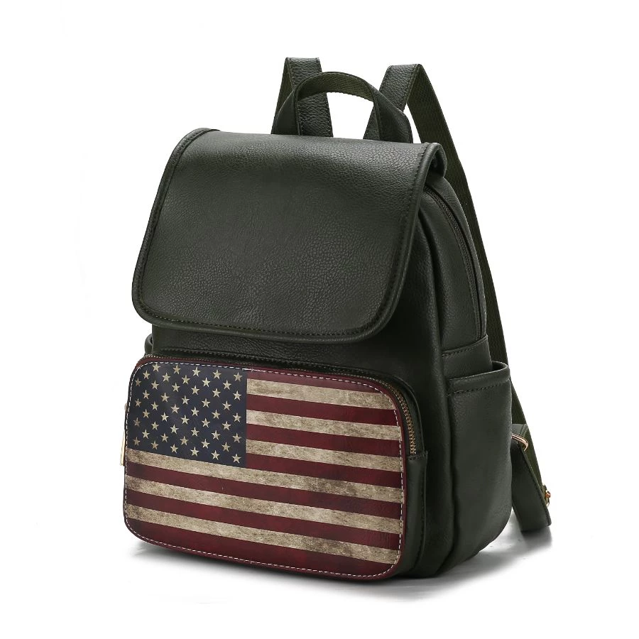 MKF Collection by Mia k. Regina Printed Flag Vegan Leather Women’s Backpack 7 MKF Collection by Mia k. Regina Printed Flag Vegan Leather Women’s Backpack - Image 7