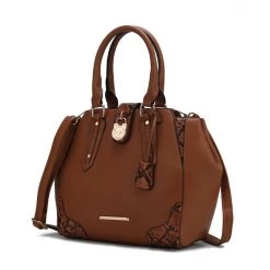 MKF Collection by Mia k. Lorena Snake embossed Vegan Leather Women&rsquo;s Satchel Bag -Mkf Collection Shop 723b64b0db5a4e1ea676bbba74108c93 71b009f8 f064 44e7 813a 6fe983eceb2a 1080x