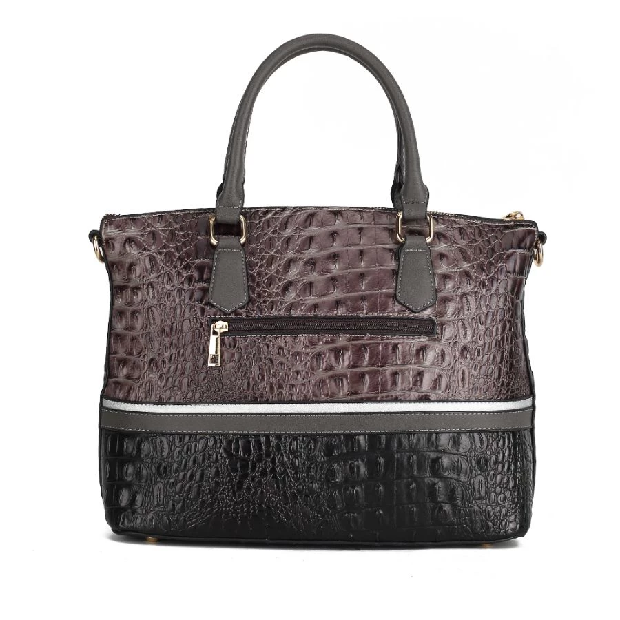 MKF Collection by Mia k. Autumn Crocodile Skin Tote Bag with Wallet for women 3 MKF Collection by Mia k. Autumn Crocodile Skin Tote Bag with Wallet for women - Image 3