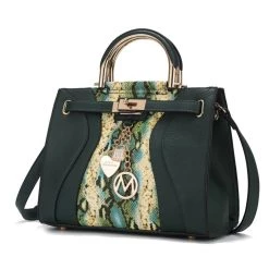 MKF Collection by Mia k. Cassia Snake embossed Vegan Leather Women&rsquo;s Satchel Handbag -Mkf Collection Shop 75f23d3c3c124775a77b56812bd3eb1a a9a88798 73a6 4a3b b0e3 e7115a648b0d 1080x