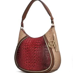 MKF Collection by Mia K Naira Vegan Crocodile Leather Woman Hobo Shoulder Handbag for women -Mkf Collection Shop 7658af0631214b19b527dcbfc87bf72d 9b0a9710 6722 44fa a906 c3ea02ea1fdc 1080x