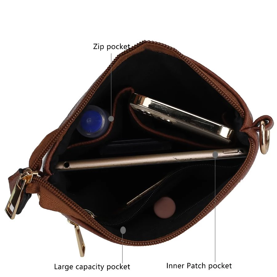 MKF Collection by Mia k. Medina Vegan Leather Crossbody Handbag for women 5 MKF Collection by Mia k. Medina Vegan Leather Crossbody Handbag for women - Image 5