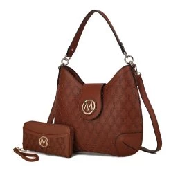MKF Collection by Mia K Reed Shoulder Bag with Wallet - 2pieces for women