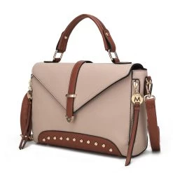 MKF Collection by Mia K Angela vegan Color-Block Leather Women&rsquo;s Satchel Bag -Mkf Collection Shop 782df9b57351454589b1f87bd161bf61 bea66de9 fe88 4fcd aed4 999940f9ba18 1080x