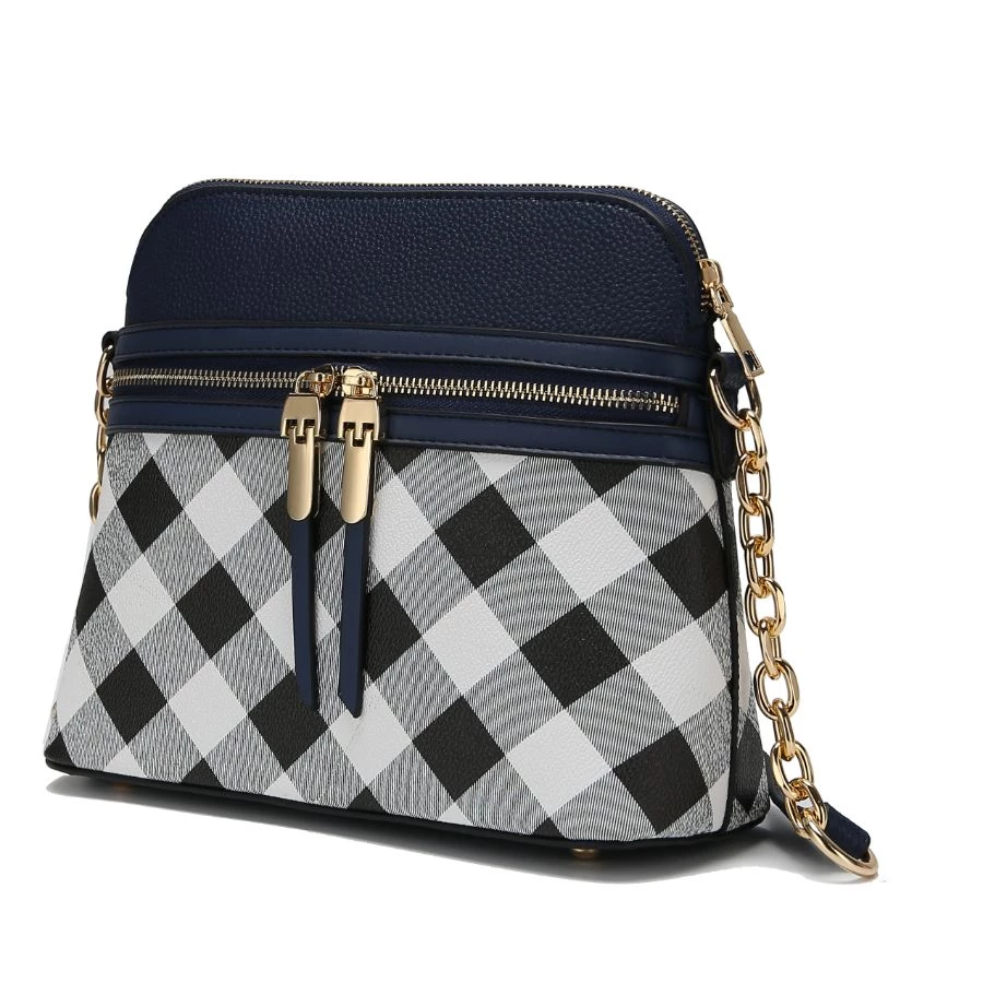 MKF Collection by Mia k. Suki Checkered Crossbody Handbag for women 8 MKF Collection by Mia k. Suki Checkered Crossbody Handbag for women - Image 8