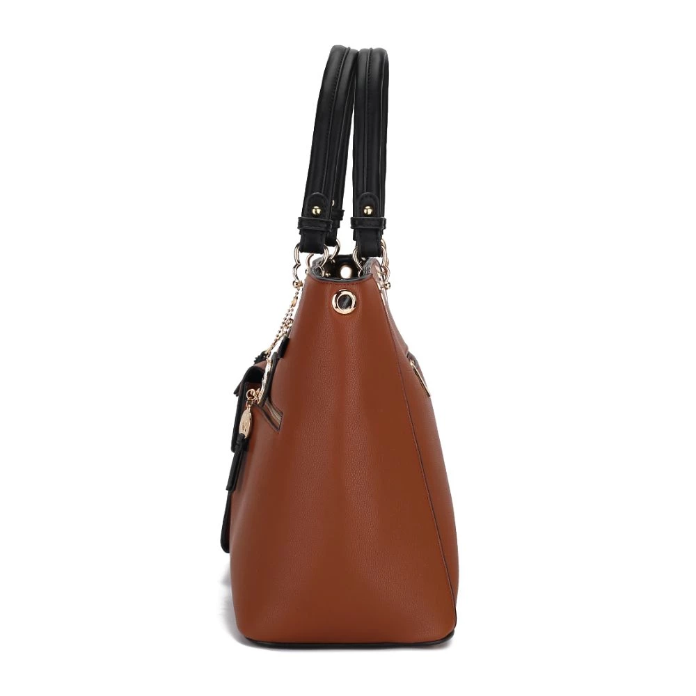 MKF Collection by Mia k. Julia Multi-Pocket Satchel Handbag for women 5 MKF Collection by Mia k. Julia Multi-Pocket Satchel Handbag for women - Image 5