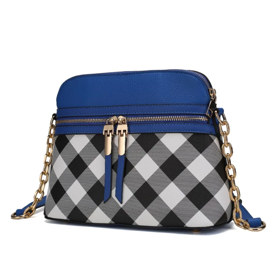 MKF Collection by Mia k. Suki Checkered Crossbody Handbag for women 10 MKF Collection by Mia k. Suki Checkered Crossbody Handbag for women - Image 10