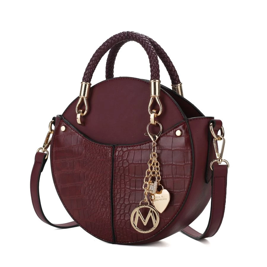 MKF Collection by Mia k. Nobella Croco Crossbody Handbag for Women's 9 MKF Collection by Mia k. Nobella Croco Crossbody Handbag for Women's - Image 9
