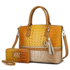 MKF Collection by Mia k. Autumn Crocodile Skin Tote Bag with Wallet for women 24 MKF Collection by Mia k. Autumn Crocodile Skin Tote Bag with Wallet for women -Mkf Collection Shop 864fbed55698418bb7837f20a2c6ab16 1080x