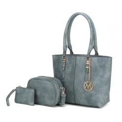 MKF Collection by Mia k. Everly Tote, Crossbody & Wristlet - 3 pcs for women