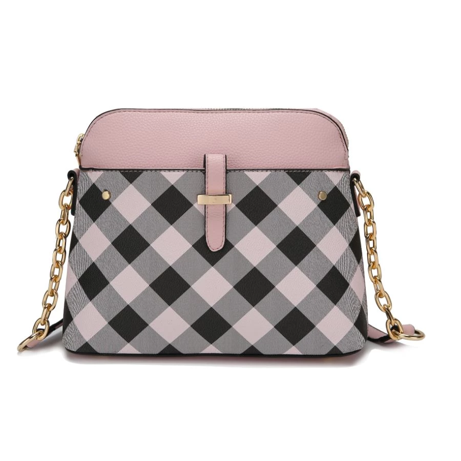 MKF Collection by Mia k. Suki Checkered Crossbody Handbag for women 3 MKF Collection by Mia k. Suki Checkered Crossbody Handbag for women - Image 3