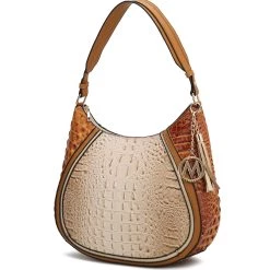 MKF Collection by Mia K Naira Vegan Crocodile Leather Woman Hobo Shoulder Handbag for women -Mkf Collection Shop 8a504ae937df4e378a2e4be3f6ea7a17 ecc81b99 ad1b 49a2 b6d7 0ab66ef84fe8 1080x