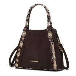 MKF Collection by Mia k. Kenna Snake embossed Vegan Leather Women&rsquo;s Tote Bag -Mkf Collection Shop 9052b212ff3c4822b760c8e17dc23cb6 1080x