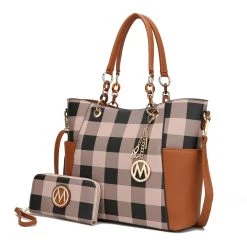 MKF Collection by Mia K Bonita Checker Tote Handbag for Women's 22 MKF Collection by Mia K Bonita Checker Tote Handbag for Women's -Mkf Collection Shop 90a71b2562e441378ca5b916ea69d4cb dce81a17 672a 4e8e b523 1ec44b6740c6 1080x