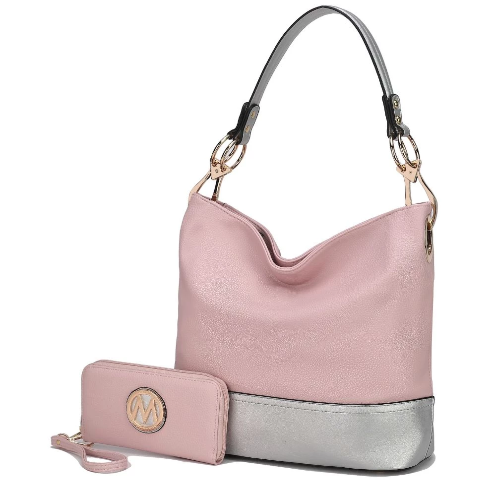 MKF Collection by Mia K Magnolia Vegan Leather Women’s Hobo Handbag with wallet 7 MKF Collection by Mia K Magnolia Vegan Leather Women’s Hobo Handbag with wallet - Image 7
