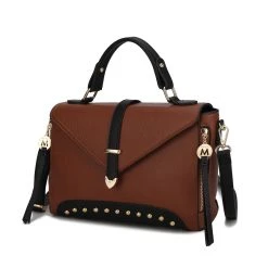 MKF Collection by Mia K Angela vegan Color-Block Leather Women&rsquo;s Satchel Bag -Mkf Collection Shop 990d9a47f9ab4d8a8514b3c657a503f8 5efc5601 33d6 4a5e 8f49 972b7d3ee57c 1080x