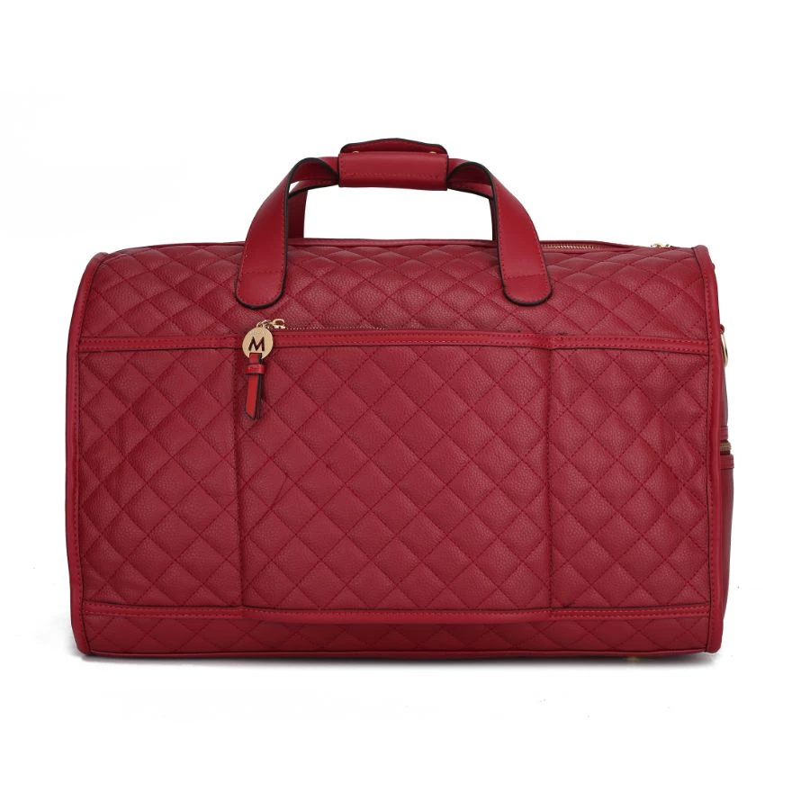 MKF Collection by Mia k. Lexie Vegan Leather Women’s Duffle 4 MKF Collection by Mia k. Lexie Vegan Leather Women’s Duffle - Image 4