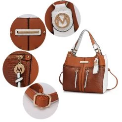 MKF Collection by Mia k. Sofia Vegan Leather Tote with Keyring for women -Mkf Collection Shop 9acb0f2409a845d98495a6d00590b56f 1080x