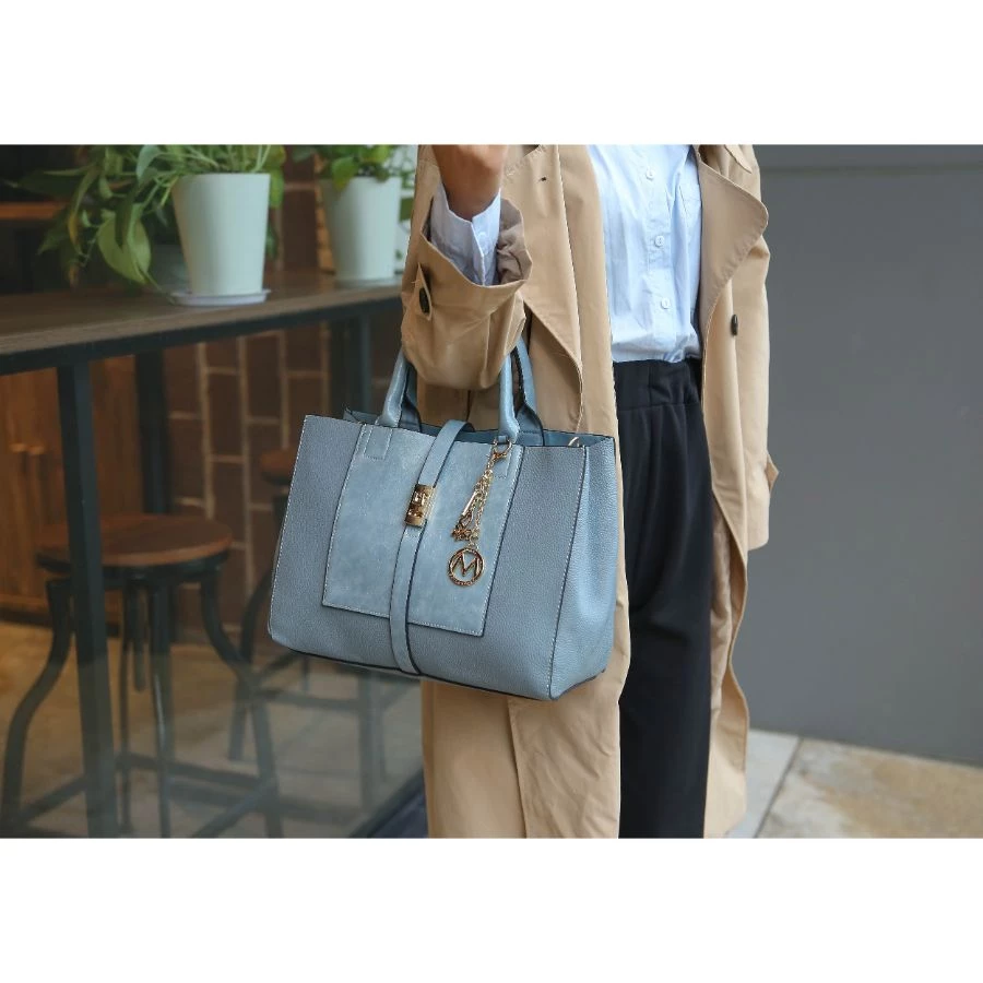 MKF Collection by Mia k. Yola Satchel Handbag with Wallet for women 2 MKF Collection by Mia k. Yola Satchel Handbag with Wallet for women - Image 2