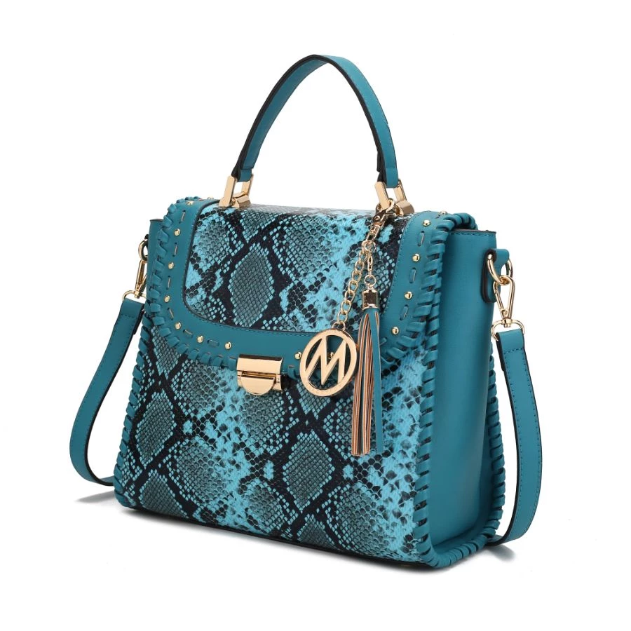 MKF Collection by Mia k. Lilli Vegan Leather Satchel Handbag for women 10 MKF Collection by Mia k. Lilli Vegan Leather Satchel Handbag for women - Image 10