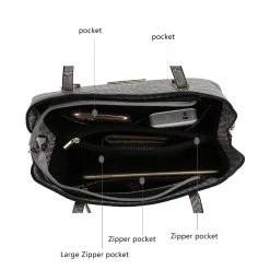 MKF Collection by Mia k. Aurelia Crocodile Embossed Vegan Leather Women&rsquo;s Tote Bag -Mkf Collection Shop 9f61eeeadc01401989ade8d5b7acab76 b213f75e fa94 4a70 9e06 1bfe31b55c55 1080x