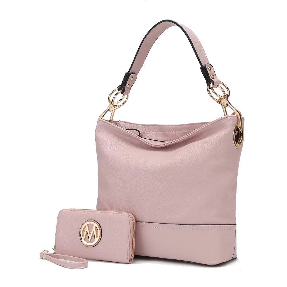 MKF Collection by Mia K Magnolia Vegan Leather Women’s Hobo Handbag with wallet 12 MKF Collection by Mia K Magnolia Vegan Leather Women’s Hobo Handbag with wallet - Image 12