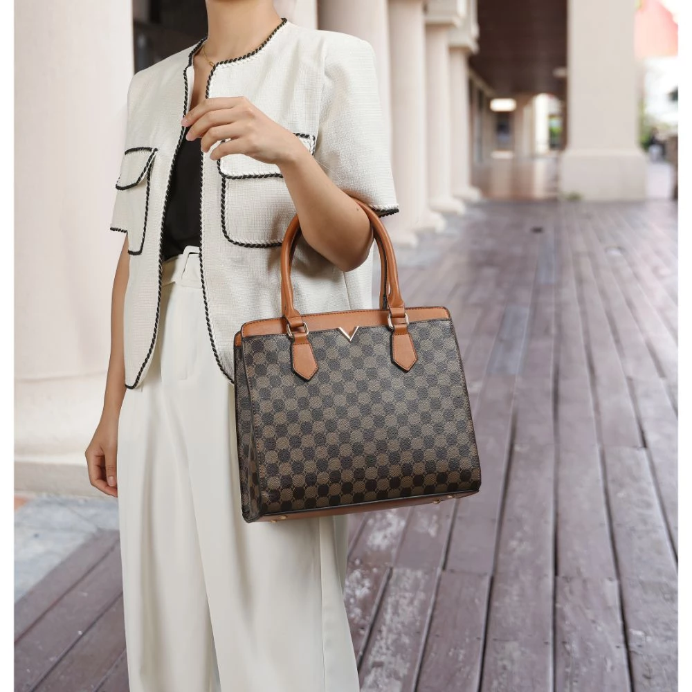 MKF Collection by Mia k. Finnley Vegan Leather Women’s 3 Pc Satchel Bag, Crossbody & Wristlet -3-piece set 2 MKF Collection by Mia k. Finnley Vegan Leather Women’s 3 Pc Satchel Bag, Crossbody & Wristlet -3-piece set - Image 2