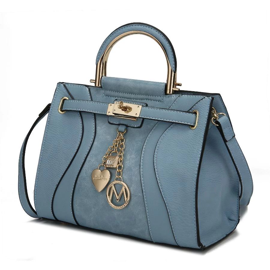 MKF Collection by Mia k. Cassia Vegan Leather Medium Satchel Handbag for women 7 MKF Collection by Mia k. Cassia Vegan Leather Medium Satchel Handbag for women - Image 7