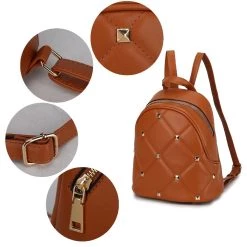MKF Collection by Mia k. Hayden Quilted Vegan Leather with Studs Women&rsquo;s Backpack -Mkf Collection Shop ab4fb7ab0c4742019c6172d0e3dd0a73 fe89b997 a92f 4a4d 9960 daa048e1e602 1080x