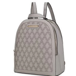 MKF Collection by Mia K Sloane Vegan Leather Multi compartment Backpack for women