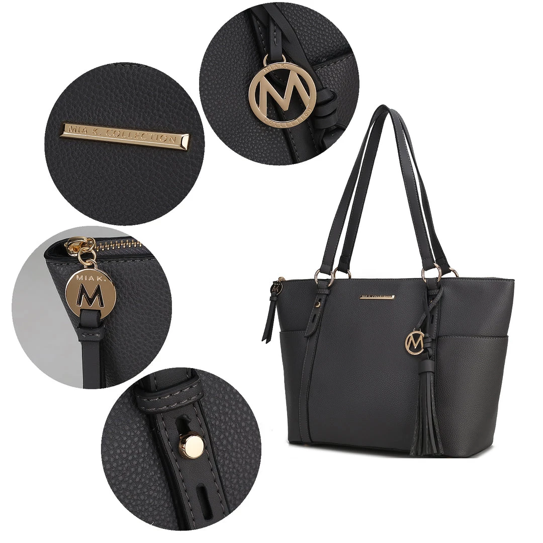 MKF Collection by Mia K Gloria Vegan Leather Women’s Tote Handbag with wallet 5 MKF Collection by Mia K Gloria Vegan Leather Women’s Tote Handbag with wallet - Image 5