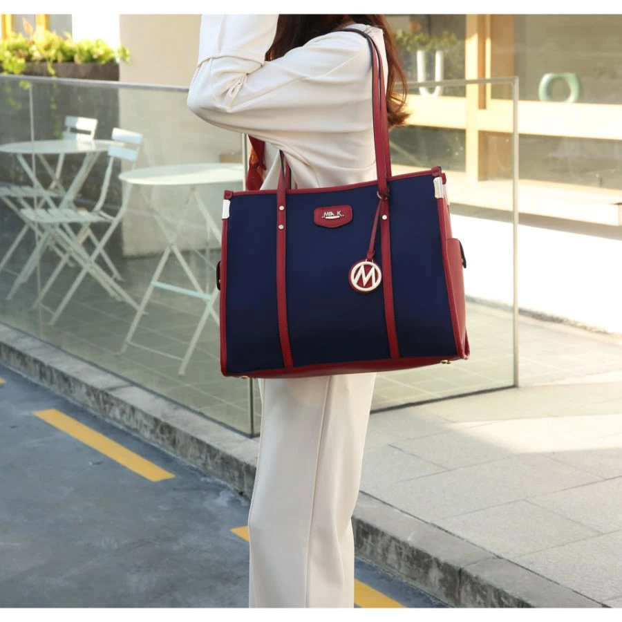 MKF Collection by Mia k. Kindred Vegan Leather Oversize Tote for women 2 MKF Collection by Mia k. Kindred Vegan Leather Oversize Tote for women - Image 2