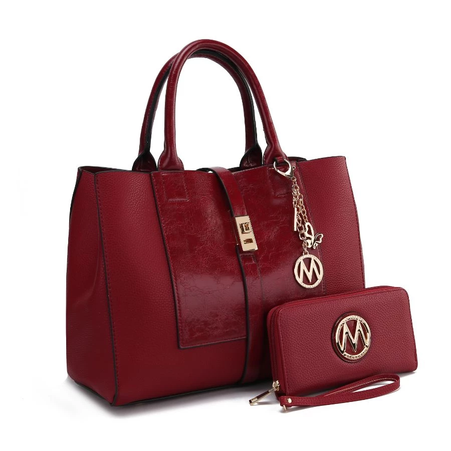 MKF Collection by Mia k. Yola Satchel Handbag with Wallet for women 12 MKF Collection by Mia k. Yola Satchel Handbag with Wallet for women - Image 12