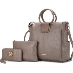 MKF Collection by Mia k. Zori Vegan Leather Women’s Tote Bag with pouch and wallet -3 pieces -Mkf Collection Shop be0a41939a2447fd8ca2561e8197f81a 1080x
