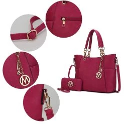 MKF Collection by Mia k. Bonita Tote Handbag with Wallet - 2 pieces for women 25 MKF Collection by Mia k. Bonita Tote Handbag with Wallet - 2 pieces for women -Mkf Collection Shop c3862288529542268f414fb4389aa1a0 94b7acb1 2f09 4d84 ba26 ab80634ec393 1080x