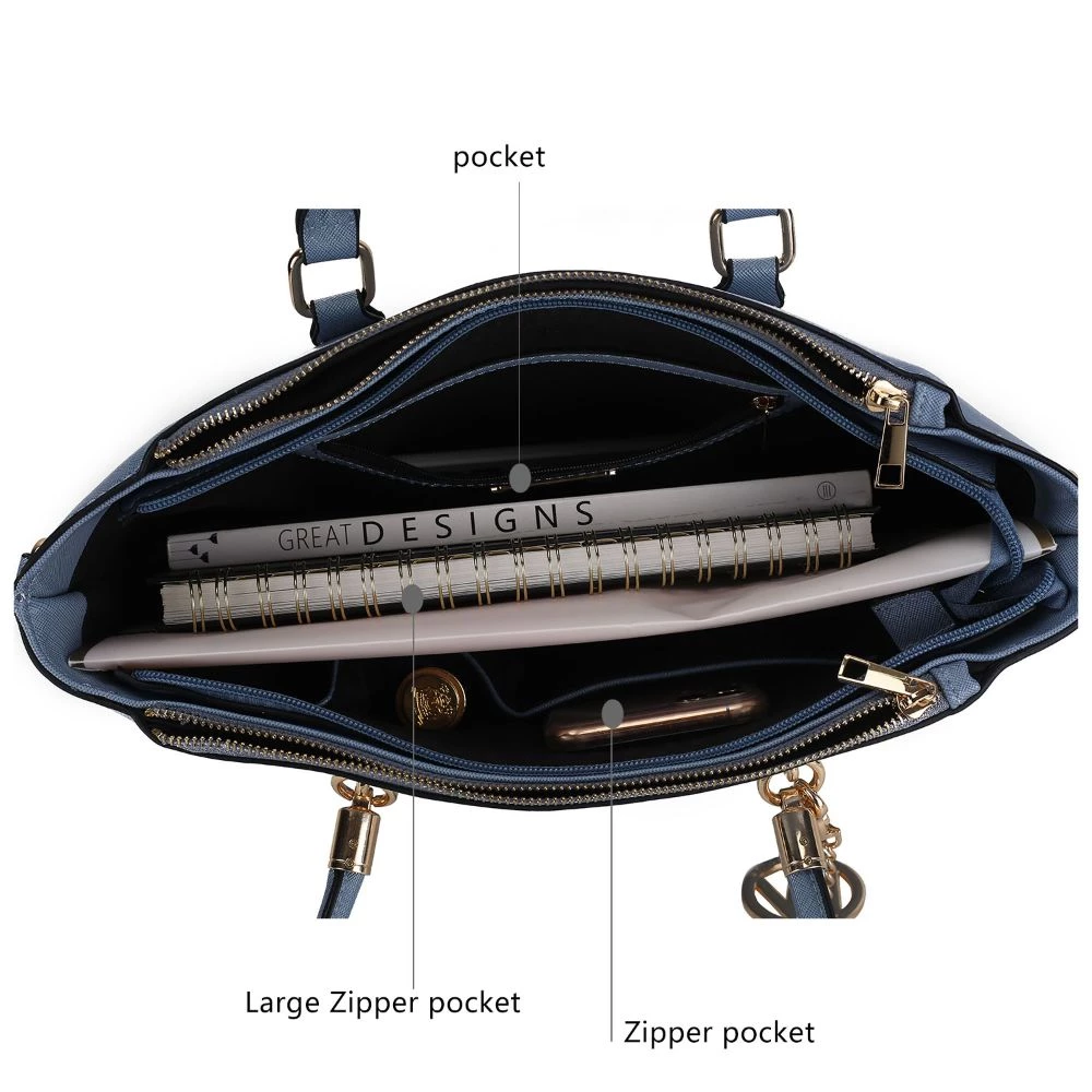 MKF Collection by Mia k. Vanessa Tote Handbag & Wallet Set for women 6 MKF Collection by Mia k. Vanessa Tote Handbag & Wallet Set for women - Image 6