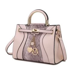 MKF Collection by Mia k. Cassia Snake embossed Vegan Leather Women&rsquo;s Satchel Handbag -Mkf Collection Shop c500edd2ceb14e2cbe38a221e7ae955a 0489b4b9 27c1 471b 9db3 2a52ac363792 1080x