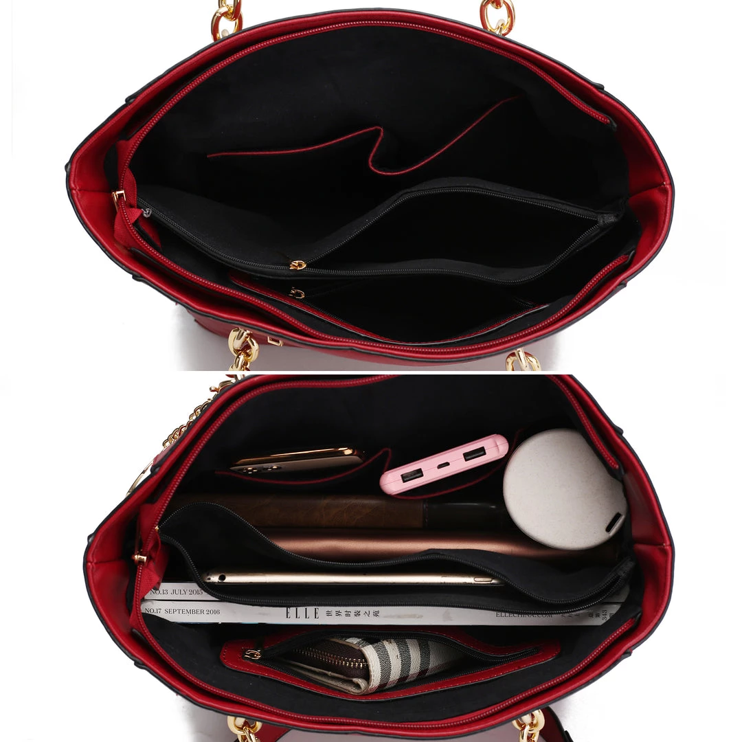 MKF Collection by Mia k. Rochelle Tote & Wristlet Set for women 5 MKF Collection by Mia k. Rochelle Tote & Wristlet Set for women - Image 5